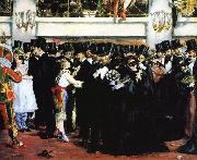Edouard Manet Un bal a l'Opera Sweden oil painting artist